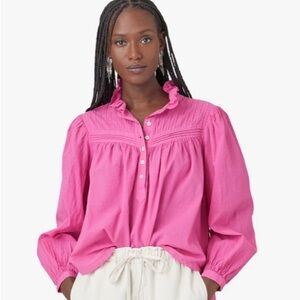Xirena Larsen Blouse S magenta